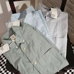 3 size S - H&M dress shirts, NWT
